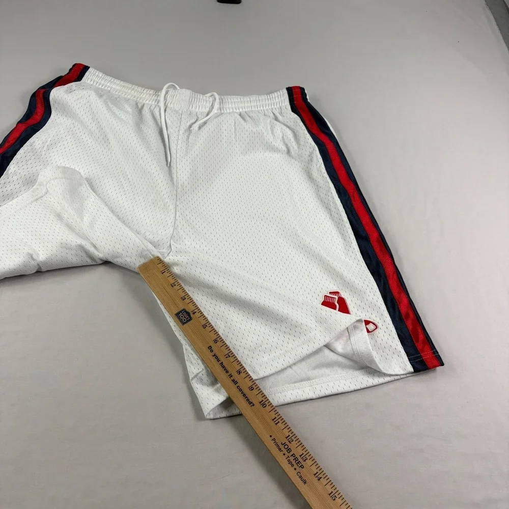 Vintage Boston Red Sox Shorts Mens XL White Athletic Gym Stretch‎ 90s MLB